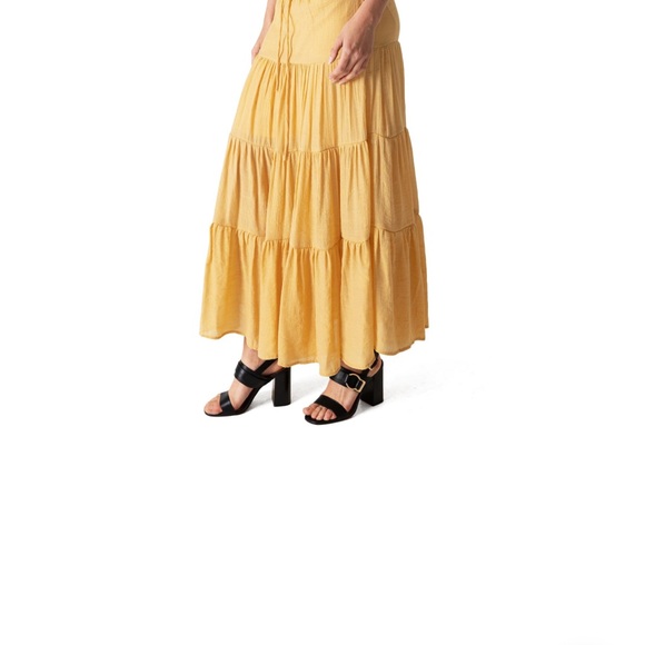 HYFVE Long Yellow Skirt - Picture 4 of 7